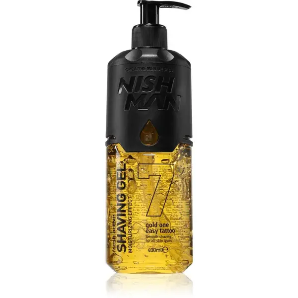Nish Man Gold One 07 holicí gel pro muže 400 ml