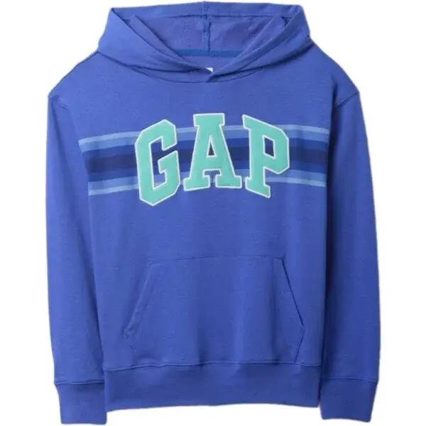 GAP V-FRCH LOGO Chlapčenská mikina, modrá, veľkosť