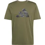 adidas M C CAMO LOGO TEE Pánske tričko, khaki, veľkosť