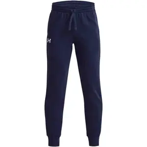 Under Armour RIVAL FLEECE JOGGERS Chlapčenské tepláky, tmavo modrá, veľkosť XL