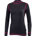 Klimatex SOTA Dámske vlnené tričko s dlhým rukávom, čierna, veľkosť
