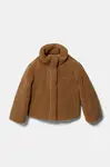 Dětská bunda Twinset hnědá barva, 252GJ2181