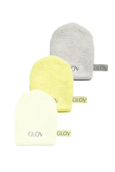 Rukavice na odličování a čištění obličeje pouze pomocí vody GLOV ICONIC MITT 3-pack béžová barva
