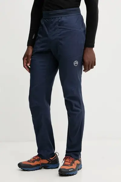 Sportovní kalhoty LA Sportiva Roots pánské, tmavomodrá barva, ZACP069