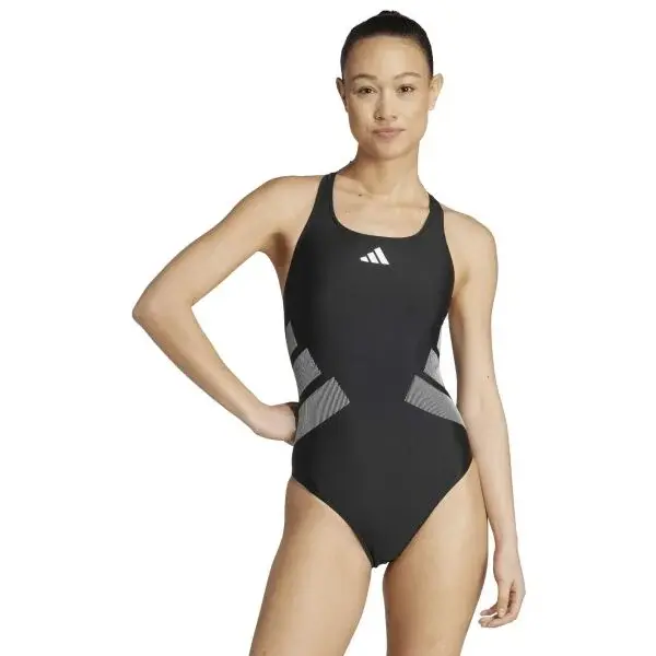 adidas BB C-BCK SUIT Dámske jednodielne plavky, čierna, veľkosť