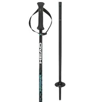 Head SUPERSHAPE TEAM Juniorské lyžiarske palice, čierna, veľkosť