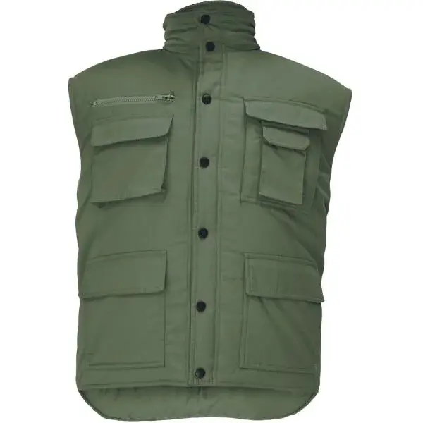 CERVA TRITON Pánska vesta, khaki, veľkosť