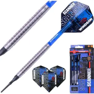 Windson SCANNER 18 G Set wolframových šípok s mäkkými hrotmi, mix, veľkosť