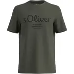 s.Oliver RLBS T-SHIRT SS NOOS Pánske tričko, khaki, veľkosť