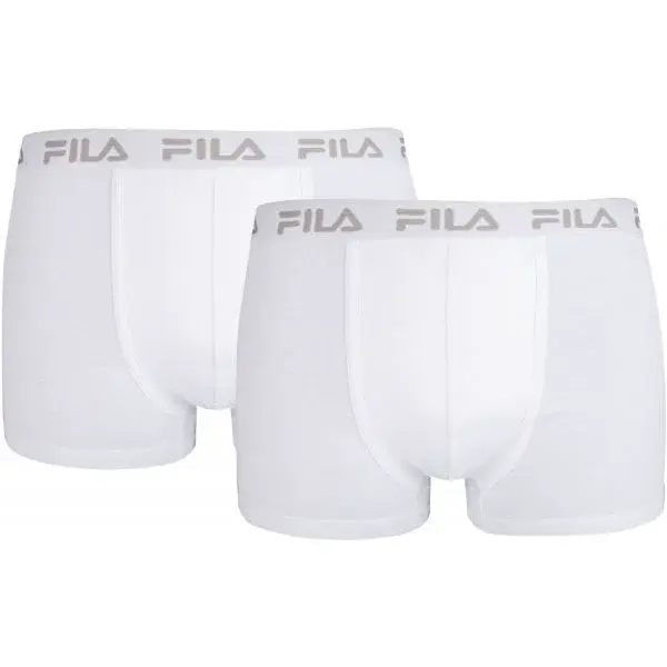 Fila MAN BOXERS 2 PACK Pánske boxerky, biela, veľkosť
