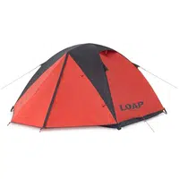 LOAP TEMPRA 2 Outdoorový stan, červená, veľkosť