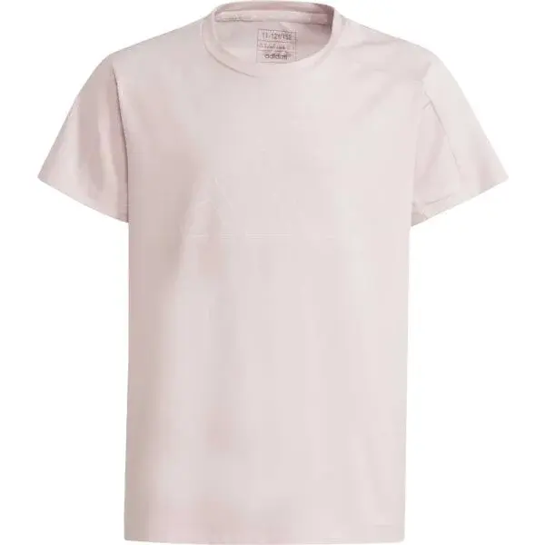adidas ESSENTIALS LOGO TEE Dievčenské tréningové tričko, ružová, veľkosť