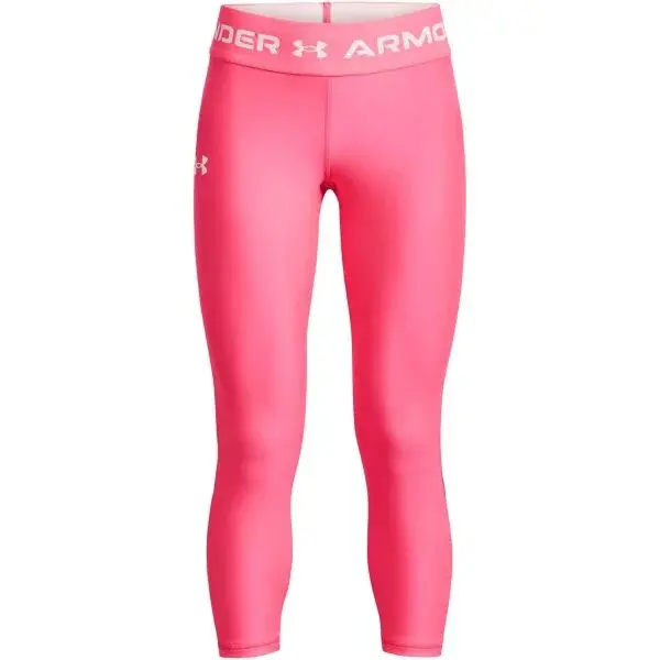 Under Armour ARMOUR ANKLE CROP Dievčenské legíny, ružová, veľkosť L