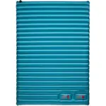 Crossroad TUBE PUMP DUO Nafukovací matrac s nožnou pumpou pre dve osoby, tyrkysová, veľkosť