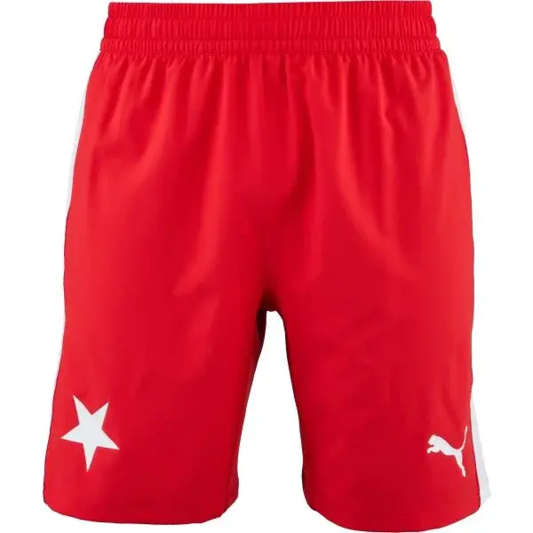 Puma SKS SHORTS CB PROMO Pánske futbalové šortky, červená, veľkosť