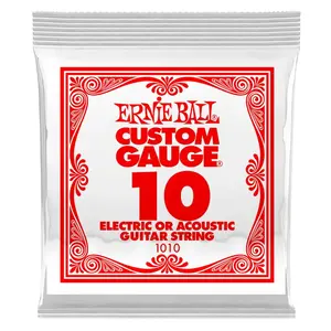 Ernie Ball 1010 Plain Steel Single .010