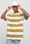 Starter Logo Striped Tee bílá/žlutá