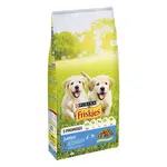 Friskies Junior granule pro psy - s kuřecím, zeleninou a mlékem 15 kg