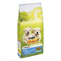 Friskies Junior granule pro psy - s kuřecím, zeleninou a mlékem 15 kg