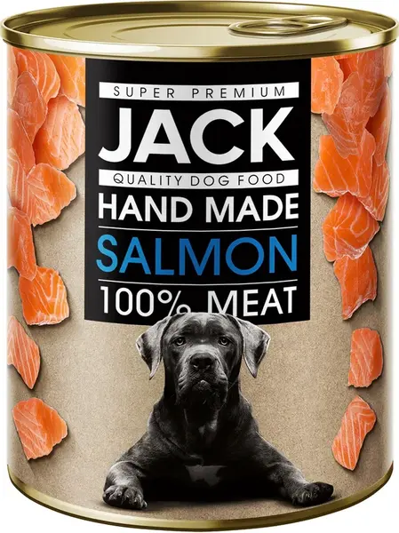 Jack Super Premium psí konzerva - 100% losos 800 g