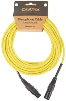 Cascha Standard Line Mic Cable Yellow 6m
