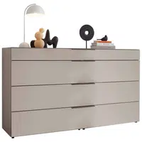 Dieter Knoll ŠIROKÁ KOMODA, šedá, 160/91,2/43 cm