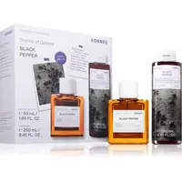Korres Black Pepper dárková sada pro muže