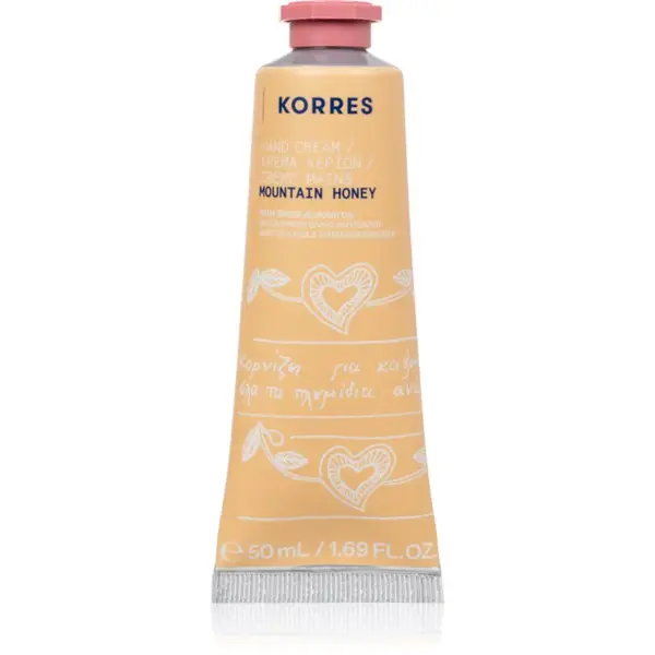 Korres Mountain Honey hydratační krém na ruce s mandlovým olejem 50 ml