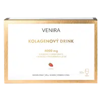VENIRA Mořský kolagenový drink pro vlasy, nehty a pleť jahoda 30 x 4.3 g