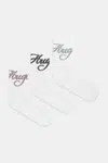 Ponožky HUGO 3-pack bílá barva, 50546384