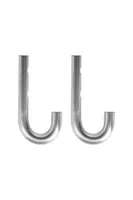 Nástěnný věšák OYOY Pieni 8 x 0,4 x 9 cm 2-pack šedá barva