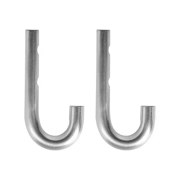 Nástěnný věšák OYOY Pieni 8 x 0,4 x 9 cm 2-pack šedá barva