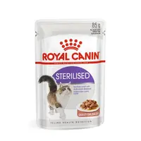 Royal Canin Sterilised Gravy - vlhké krmivo v omáčce pro sterilizované dospělé kočky 85 g