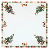 X-Mas UBRUS, 80/80 cm, bílá