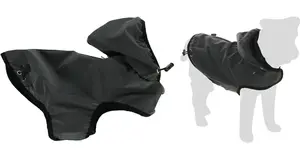 Flamingo Luza reflexní kabát pro psy - šedý A: 30 cm B: 30-36 cm C: 44-50 cm