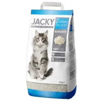Jacky Premium hrudkující bentonitová podestýlka pro kočky 10 kg