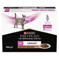Purina Pro Plan Veterinary Diets Feline UR Urinary vlhké krmivo pro kočky s kuřecím masem 10 x 85 g