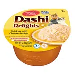 Inaba Cat Dashi Delights mokré krmivo pre mačky - kuracie, syr 70 g