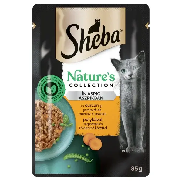 Sheba Nature's Collection vlhké krmivo pro kočky - krůtí 85 g