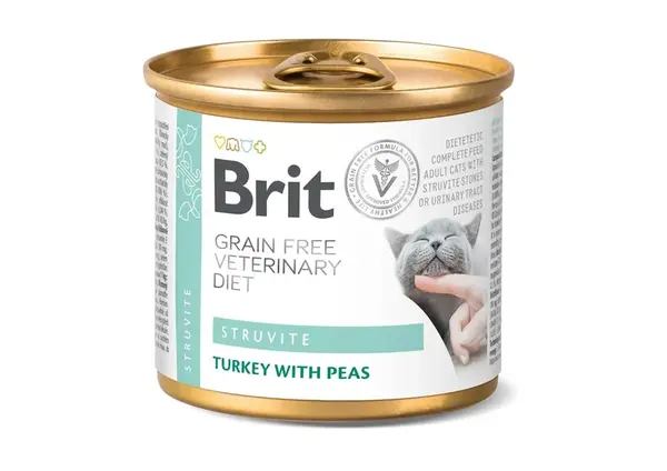 Brit Veterinary Diet Struvite konzerva pro kočky 200 g
