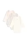 Bavlnené body pre bábätká Fanga Fontana FIO 3 PACK LS BODY OCS 3-pak