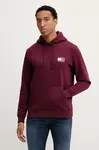 Tommy Jeans mikina s kapucňou pánska s bavlnou