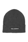 Detská čiapka s prímesou vlny Karl Lagerfeld