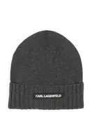 Detská čiapka s prímesou vlny Karl Lagerfeld