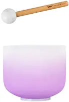 Sela Crystal Singing Bowl Chakra 8" - Violet, Crown, B (432Hz)