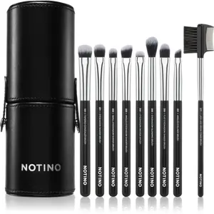 Notino Makeup Brushes Eye Area Professional Make-Up Brush Set sada štetcov s puzdrom