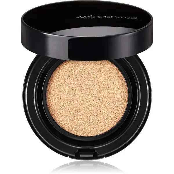 JUNG SAEM MOOL Essential Skin Nuder Longwear Cushion dlhotrvajúci make-up v hubke SPF 50+ + náhradná náplň odtieň Light 2x14 g