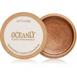 Attitude Oceanly Plastic Free Makeup krémové očné tiene s trblietkami odtieň Happy Hour 5 ml