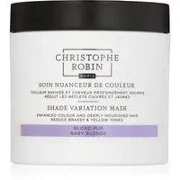 Christophe Robin Shade Variation Mask výživná krémová maska na vlasy odtieň Baby Blond 250 ml