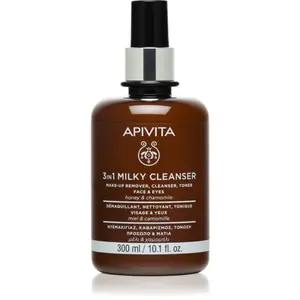 Apivita Cleansing Milk Face & Eyes čistiace mlieko 3 v 1 na tvár a oči 300 ml